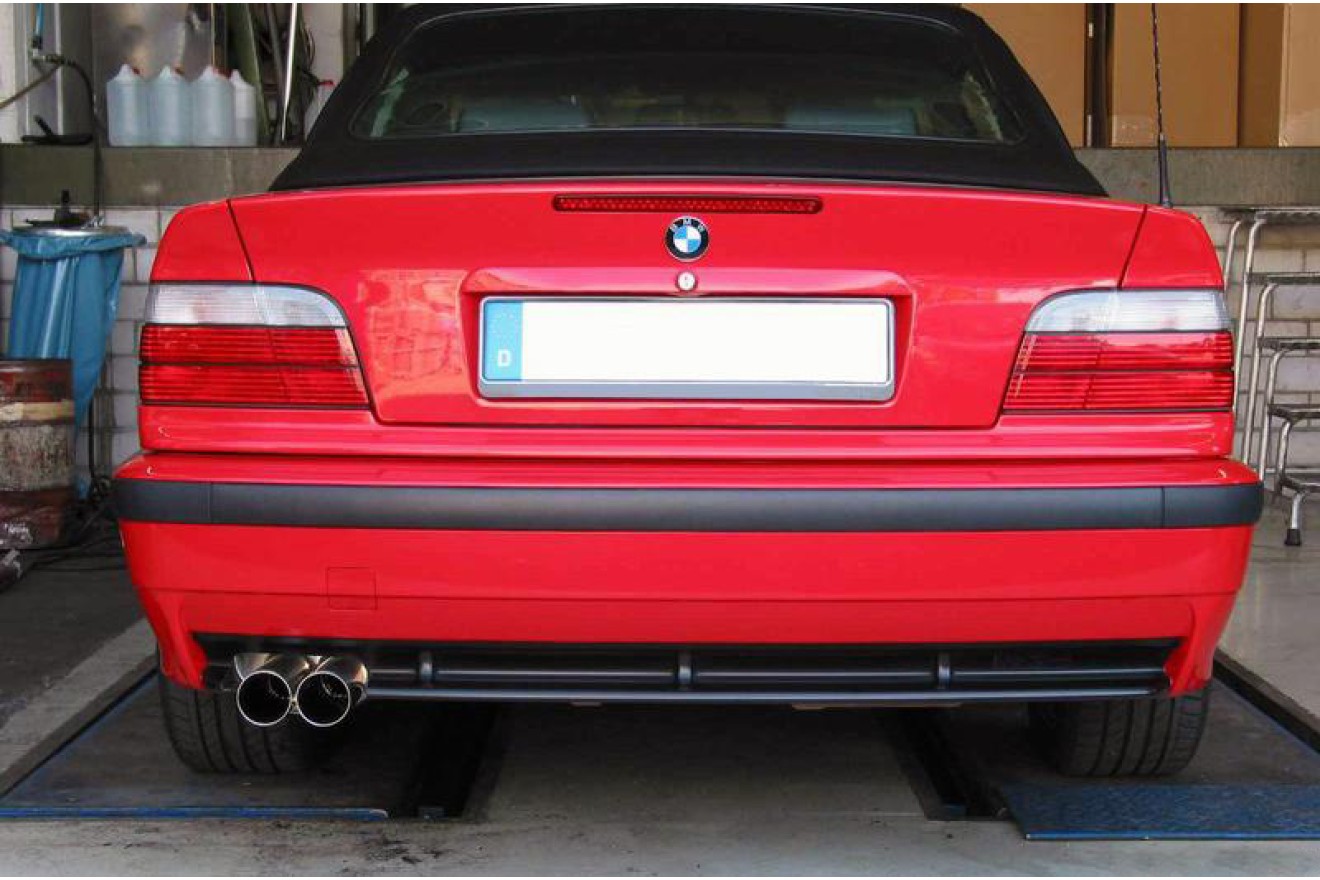 Sportauspuff 2x76mm BMW E36 316i 318i Touring Kombi ABE 