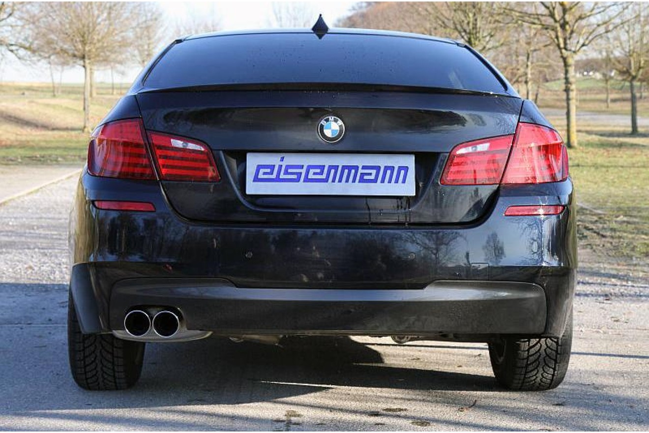 Eisenmann Sportauspuff Bmw 5er F10 523i 528i 530i Limousine Bj 2010 2013 Endrohr 2x83mm Rund