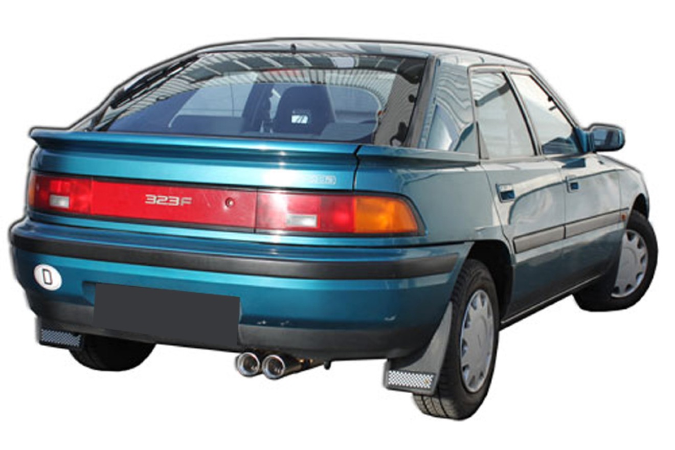 Auspuff für Mazda 323 F 1.8 16V 1994-1996 Schrägheck Mittelschalldämpfer *3180