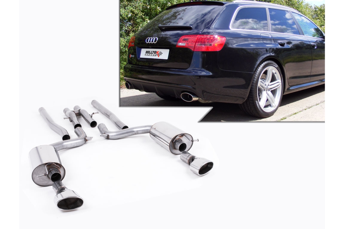 Milltek Racing Sportauspuffanlage Audi RS6 C6/4F, Bj. 2008-2010, Non ...