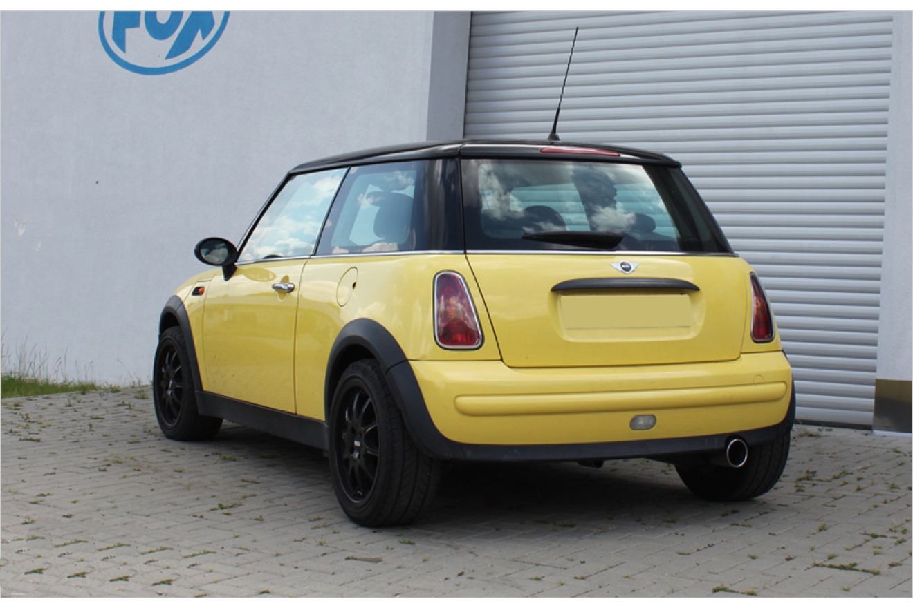 FOX Sportauspuff Mini Cooper One R50, Bj. 2001-2006, Endrohr 1x100mm rund
