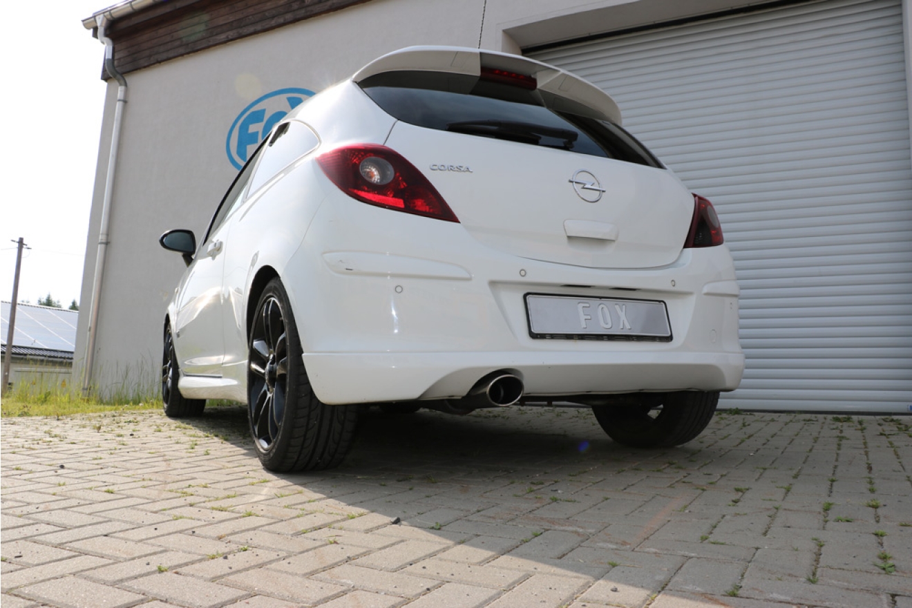 Auspuffanlage Flexrohr 2xTopf Für Opel Corsa IV Generation