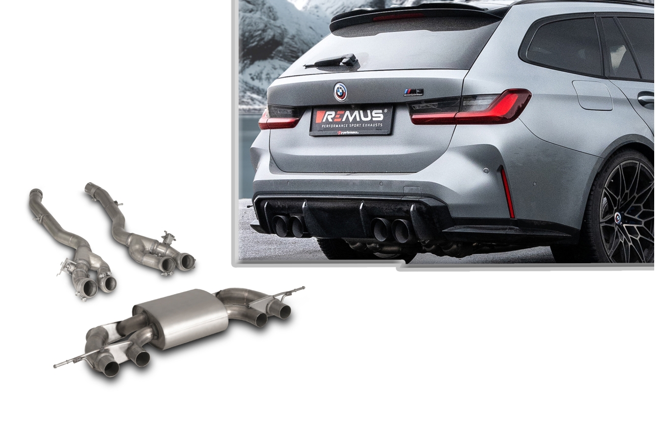 Remus Axle-Back Sportauspuff BMW M3 Touring G81 inkl. Competition, Bj ...