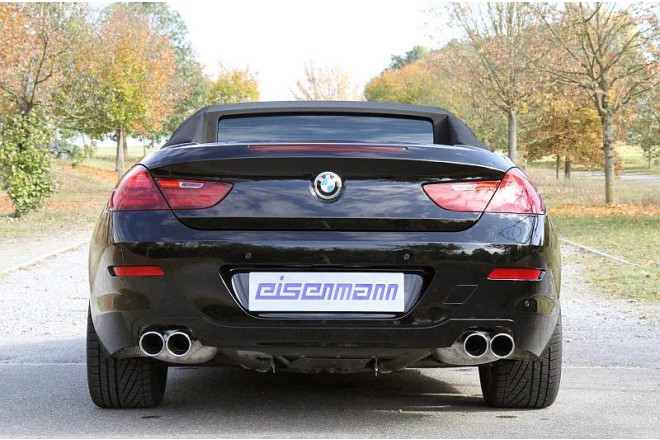 Eisenmann Duplex Sportauspuff BMW 6er E63 E64 Coupe Cabrio M6 je 2x120x77