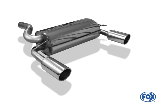 Ford Fusion Endschalldämpfer Komplette Auspuffanlage Für FORD KUGA I 2.0 TDCI – Aluminierter Stahl, Montagesatz Ford Kuga MK 2