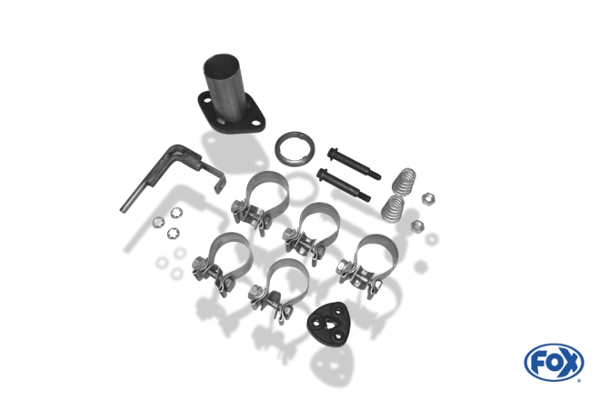 Produktbild von Polmo Schalldämpferset Auspuff Mitteltopf Für Yaris 2 II XP9 2005