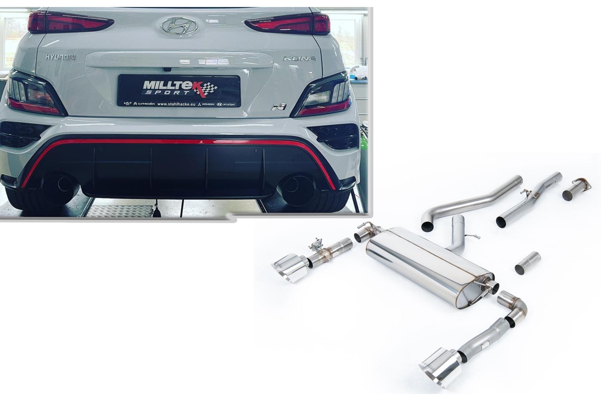 Milltek Sportauspuffanlage Hyundai Kona N Performance, Bj. ab 2022 ...