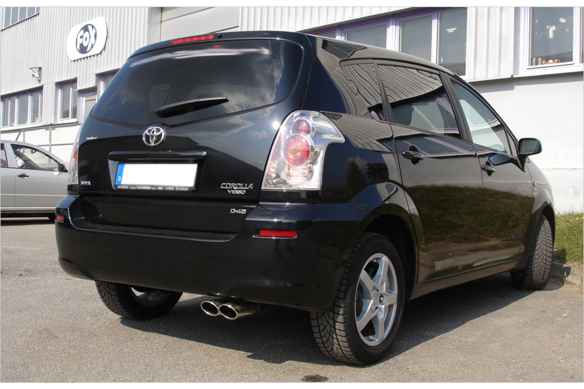 FOX Sportauspuff Toyota Corolla Verso R1 Diesel, Bj. 2004-2009, Endrohr ...